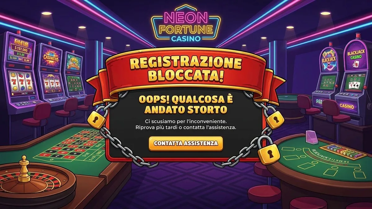 Registrazione con bonus